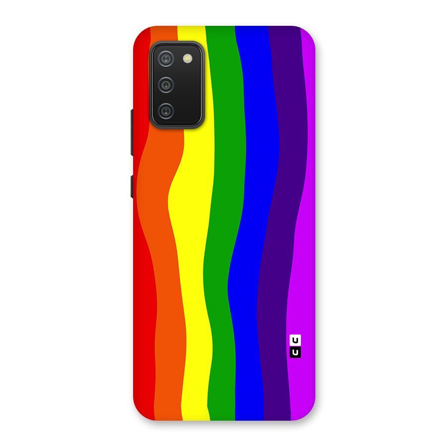 Rainbow Curves Back Case for Galaxy M02s