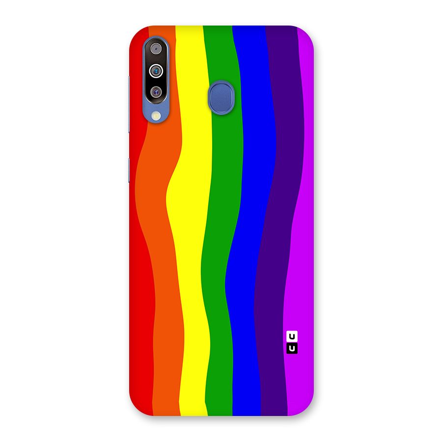 Rainbow Curves Back Case for Galaxy M30