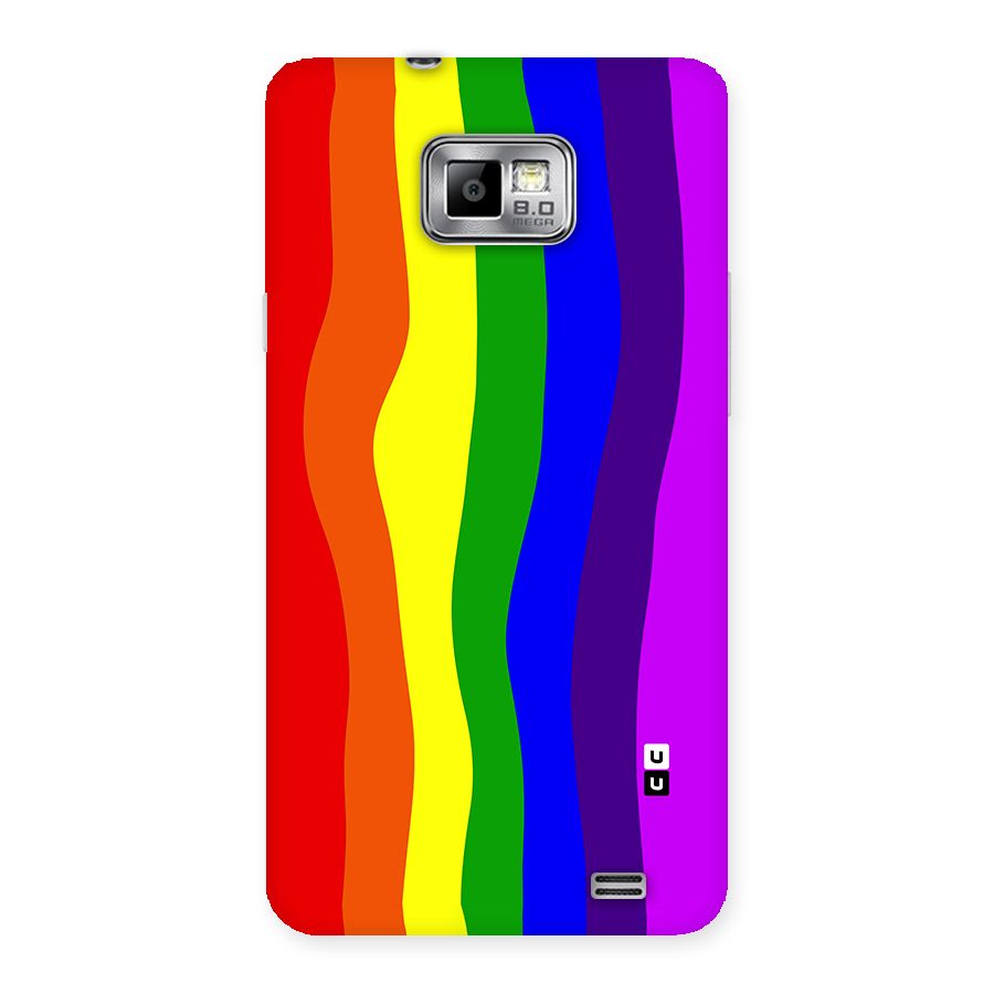 Rainbow Curves Back Case for Galaxy S2