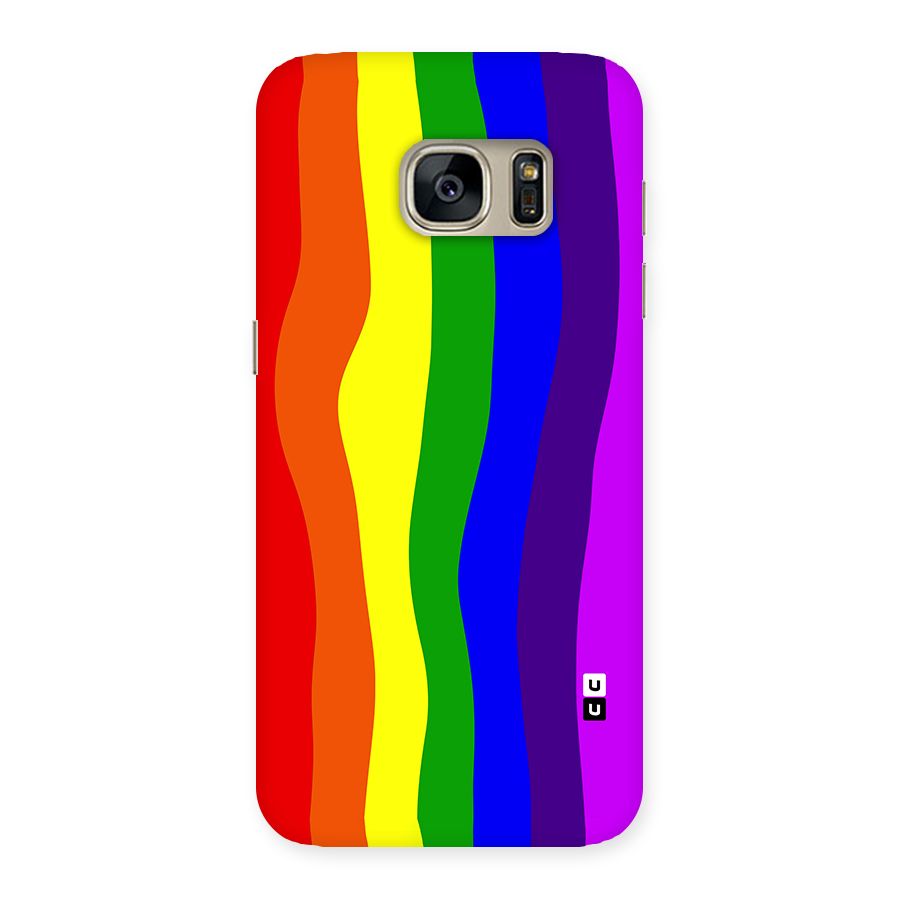 Rainbow Curves Back Case for Galaxy S7