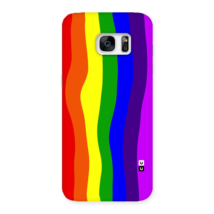 Rainbow Curves Back Case for Galaxy S7 Edge