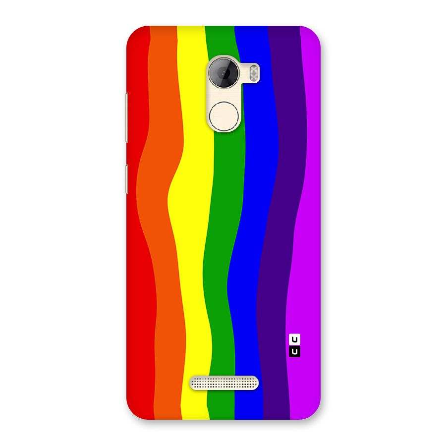 Rainbow Curves Back Case for Gionee A1 LIte