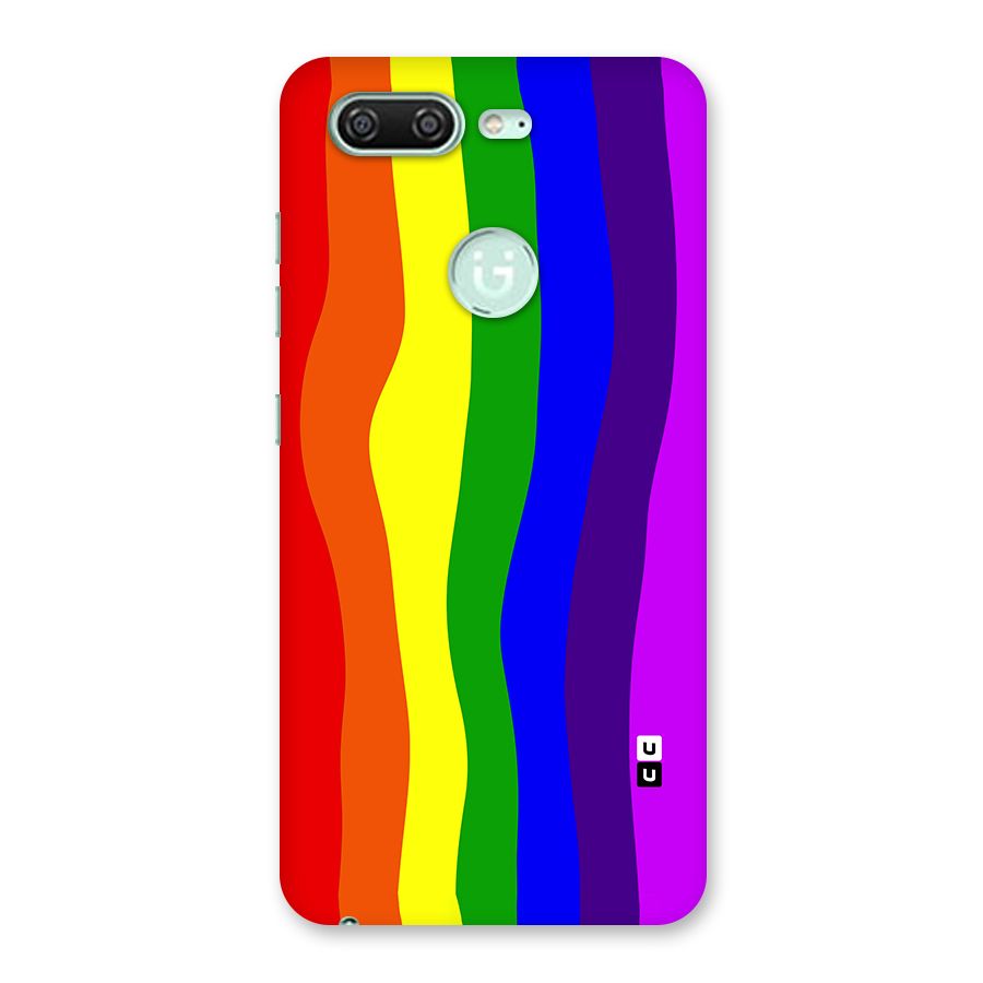 Rainbow Curves Back Case for Gionee S10