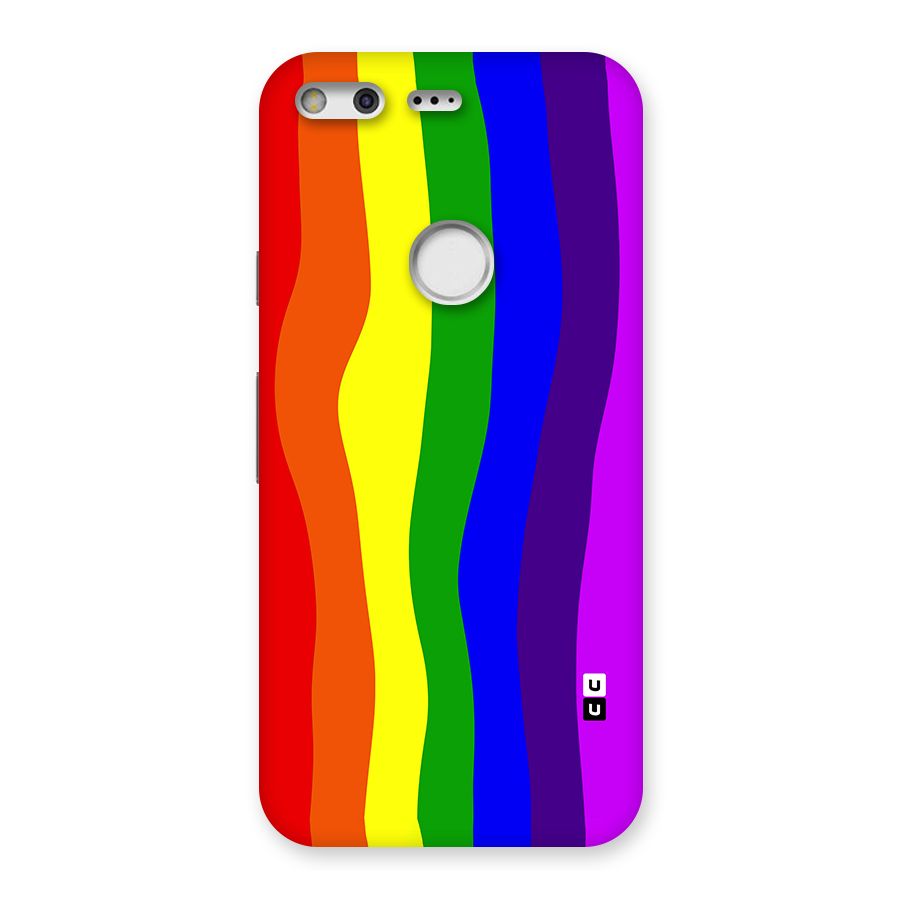Rainbow Curves Back Case for Google Pixel