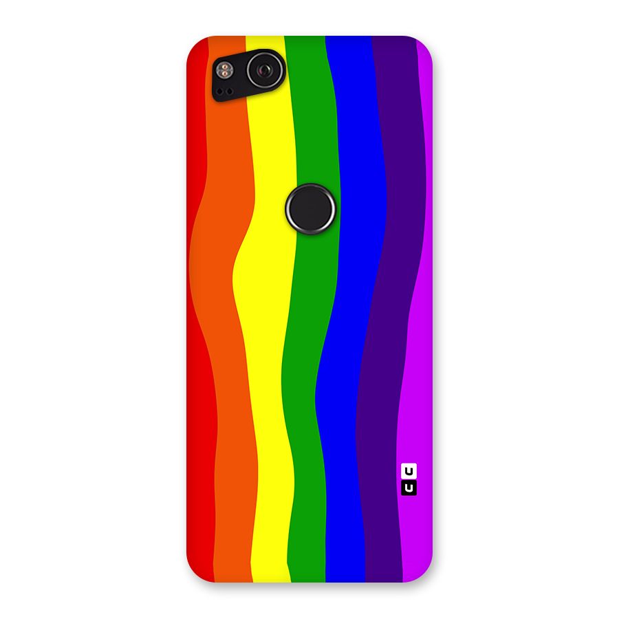 Rainbow Curves Back Case for Google Pixel 2
