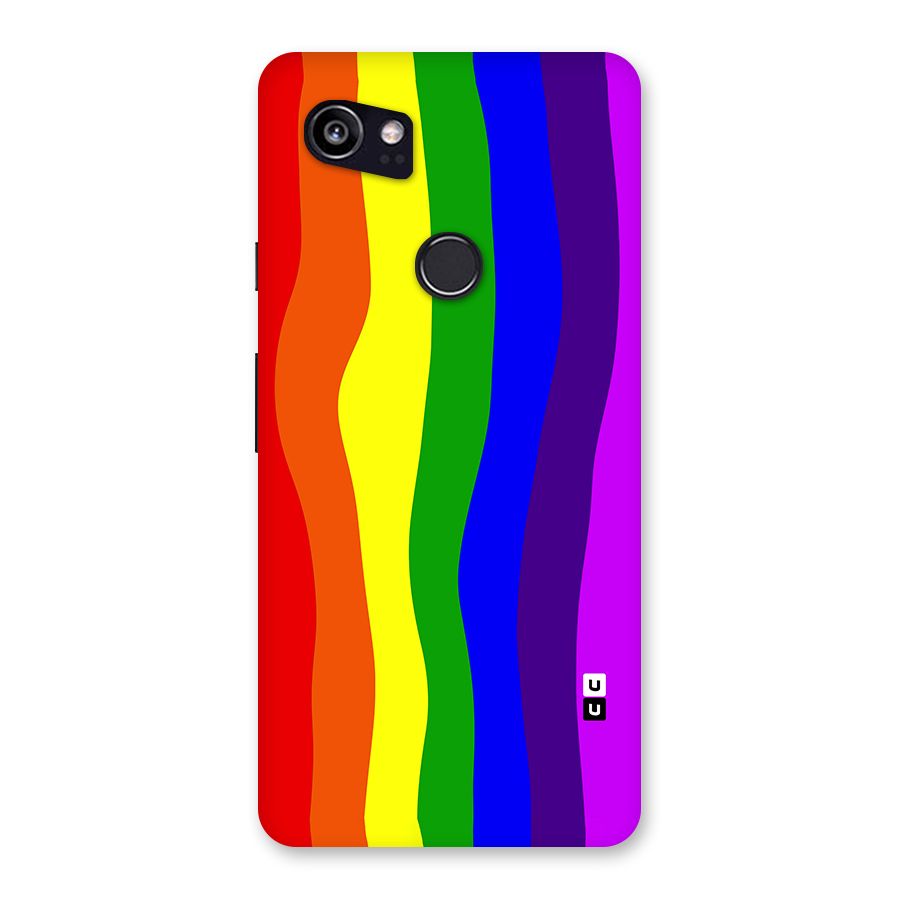 Rainbow Curves Back Case for Google Pixel 2 XL
