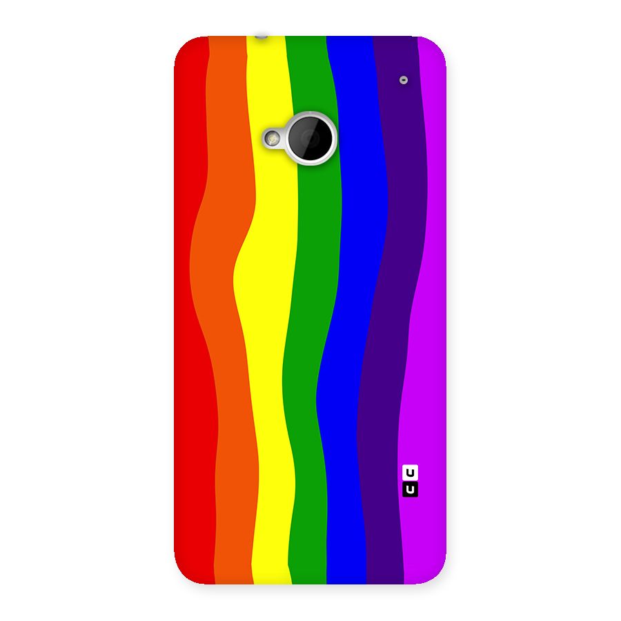 Rainbow Curves Back Case for HTC One M7