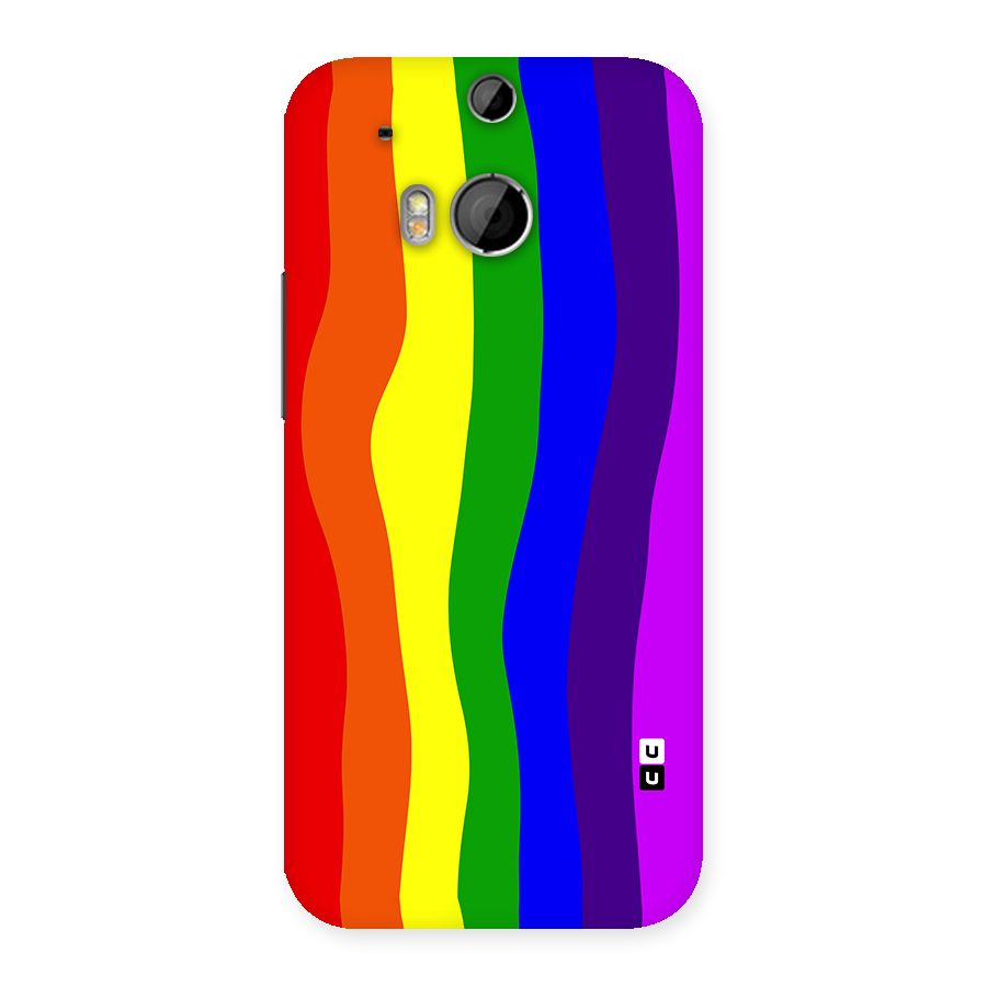 Rainbow Curves Back Case for HTC One M8