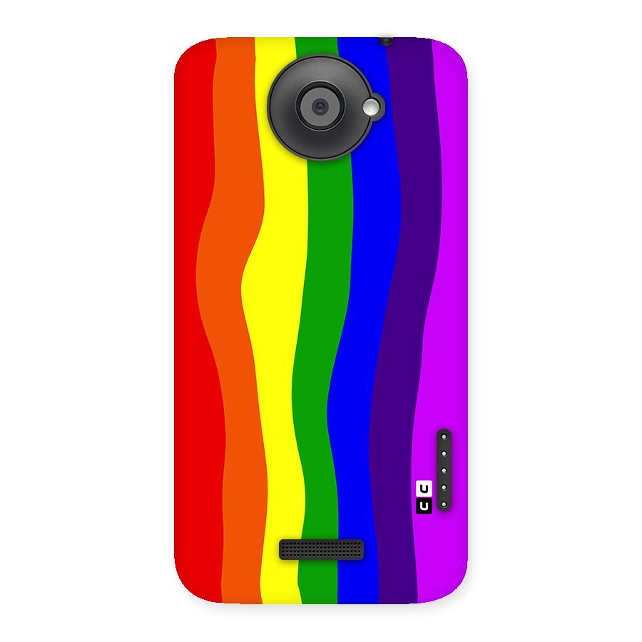 Rainbow Curves Back Case for HTC One X