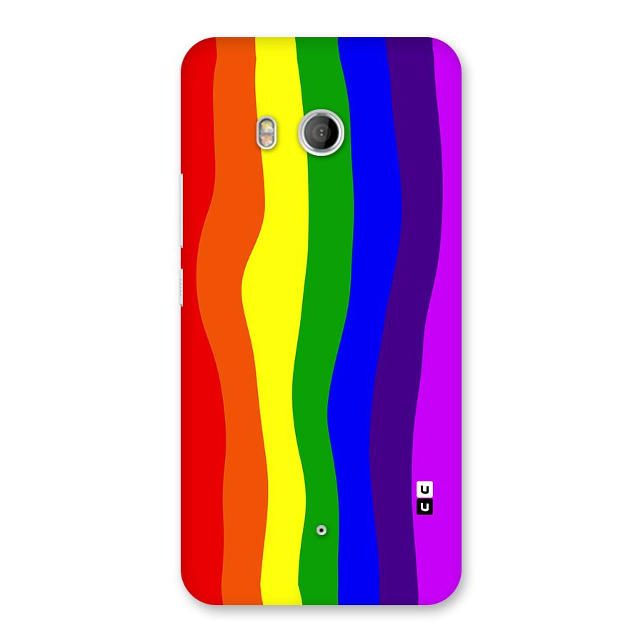 Rainbow Curves Back Case for HTC U11