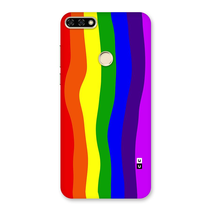 Rainbow Curves Back Case for Honor 7A