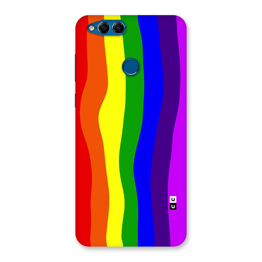 Rainbow Curves Back Case for Honor 7X