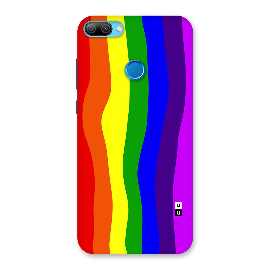 Rainbow Curves Back Case for Honor 9N