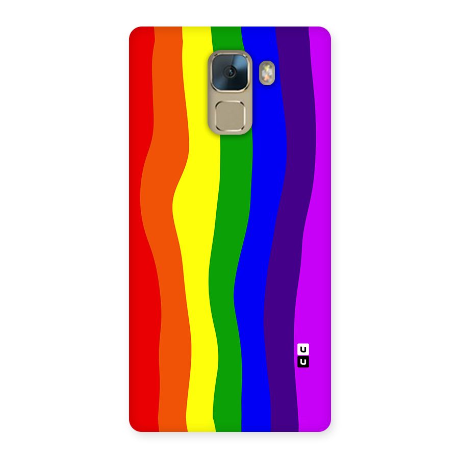 Rainbow Curves Back Case for Huawei Honor 7