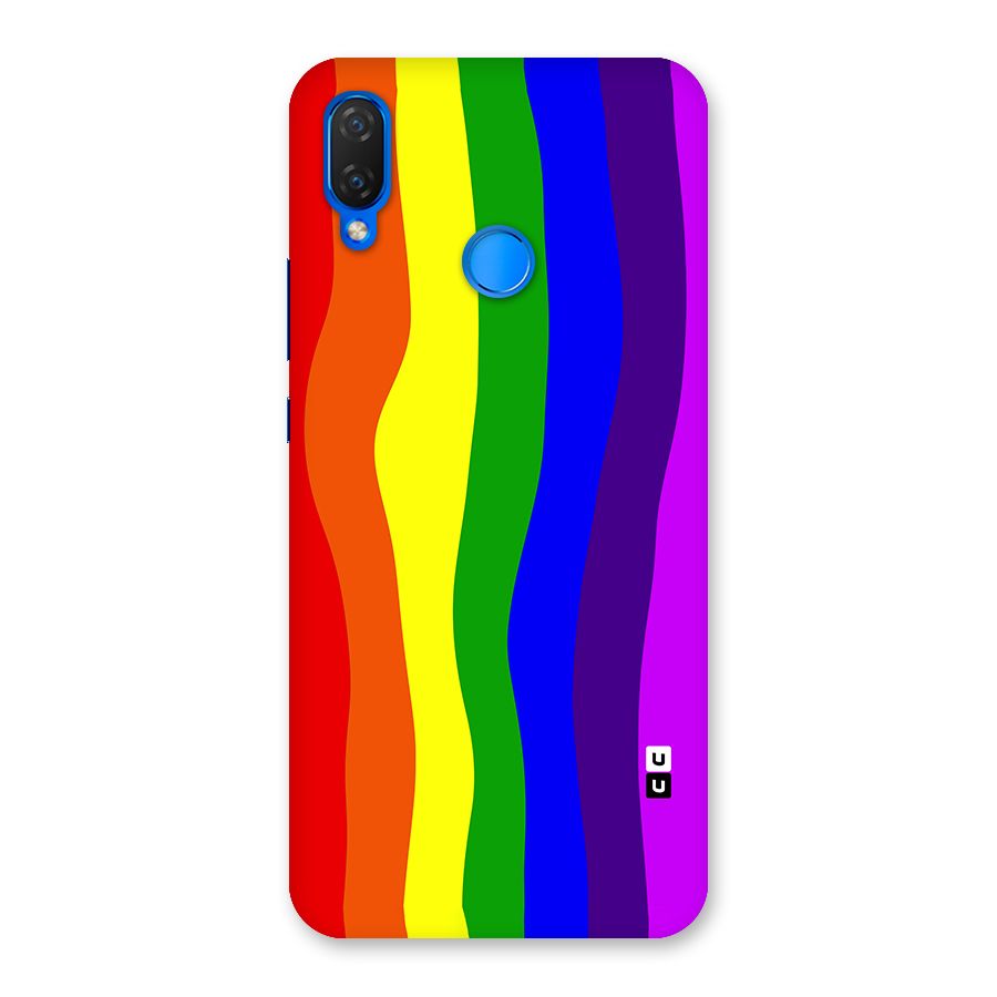 Rainbow Curves Back Case for Huawei P Smart+