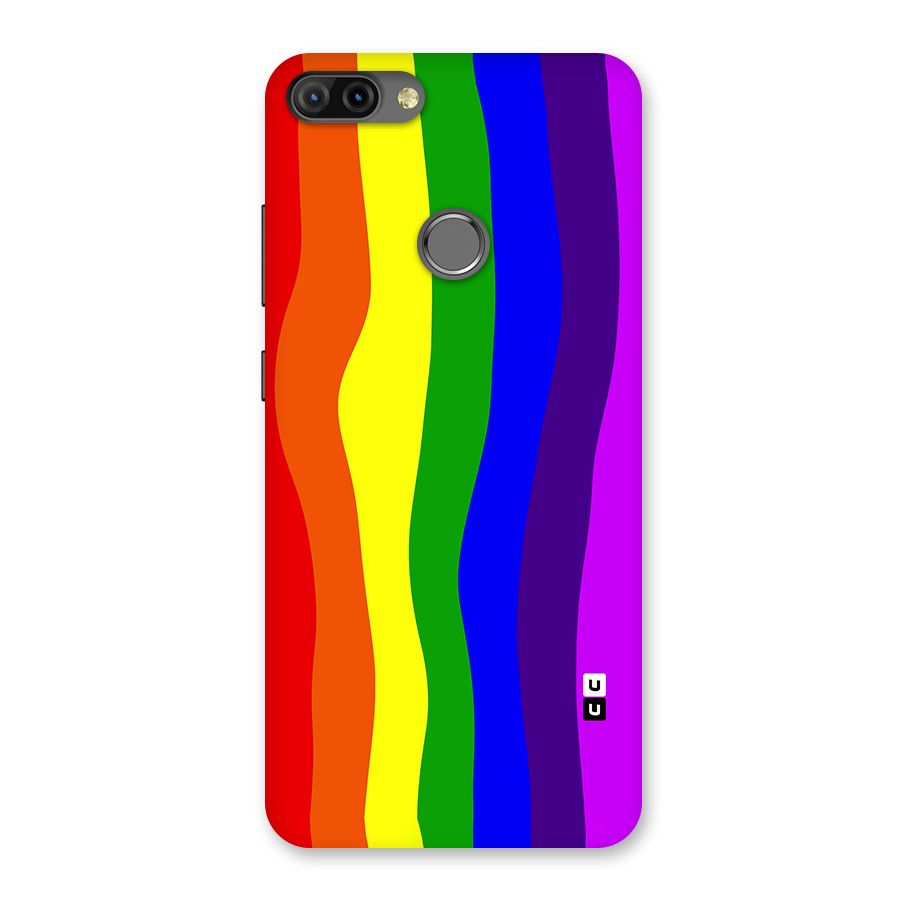 Rainbow Curves Back Case for Infinix Hot 6 Pro