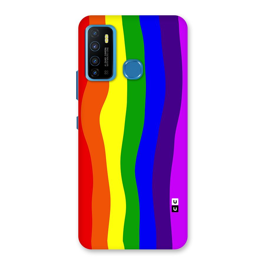 Rainbow Curves Back Case for Infinix Hot 9