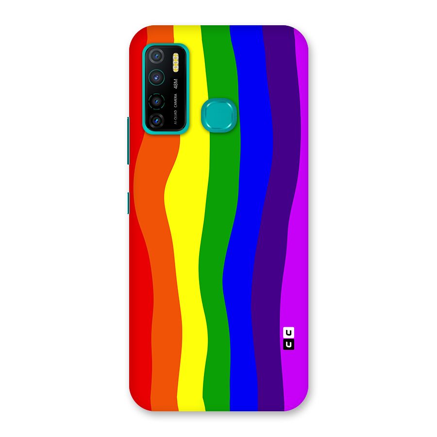 Rainbow Curves Back Case for Infinix Hot 9 Pro