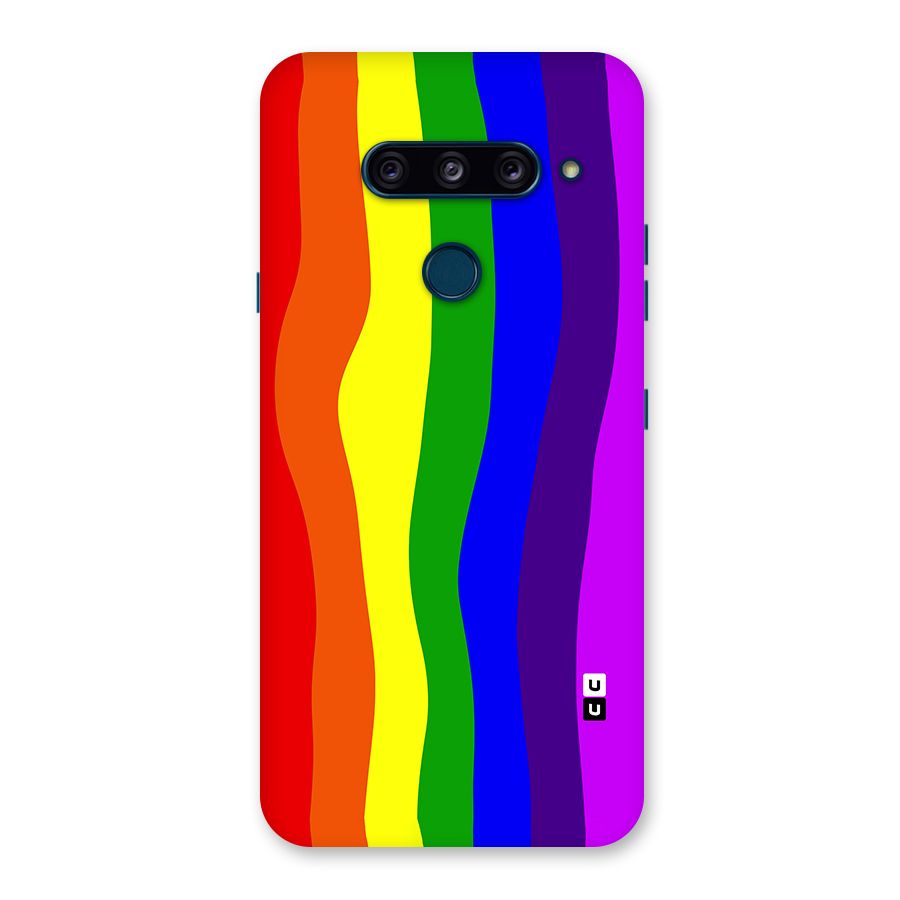 Rainbow Curves Back Case for LG  V40 ThinQ