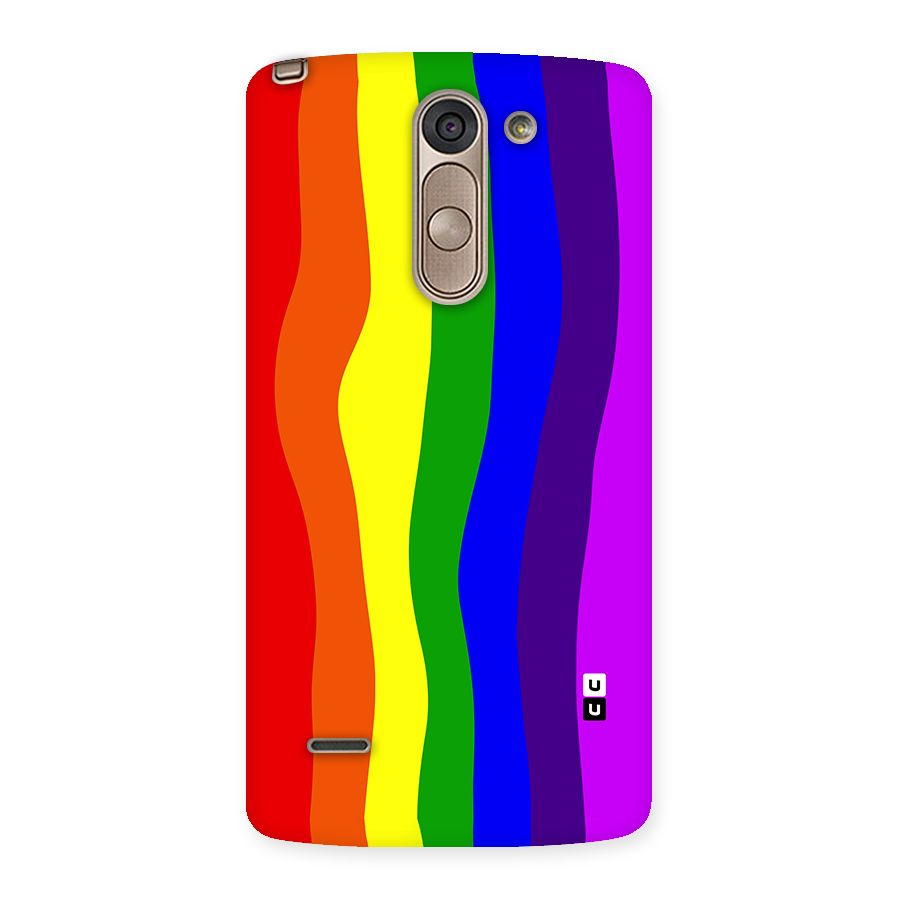 Rainbow Curves Back Case for LG G3 Stylus