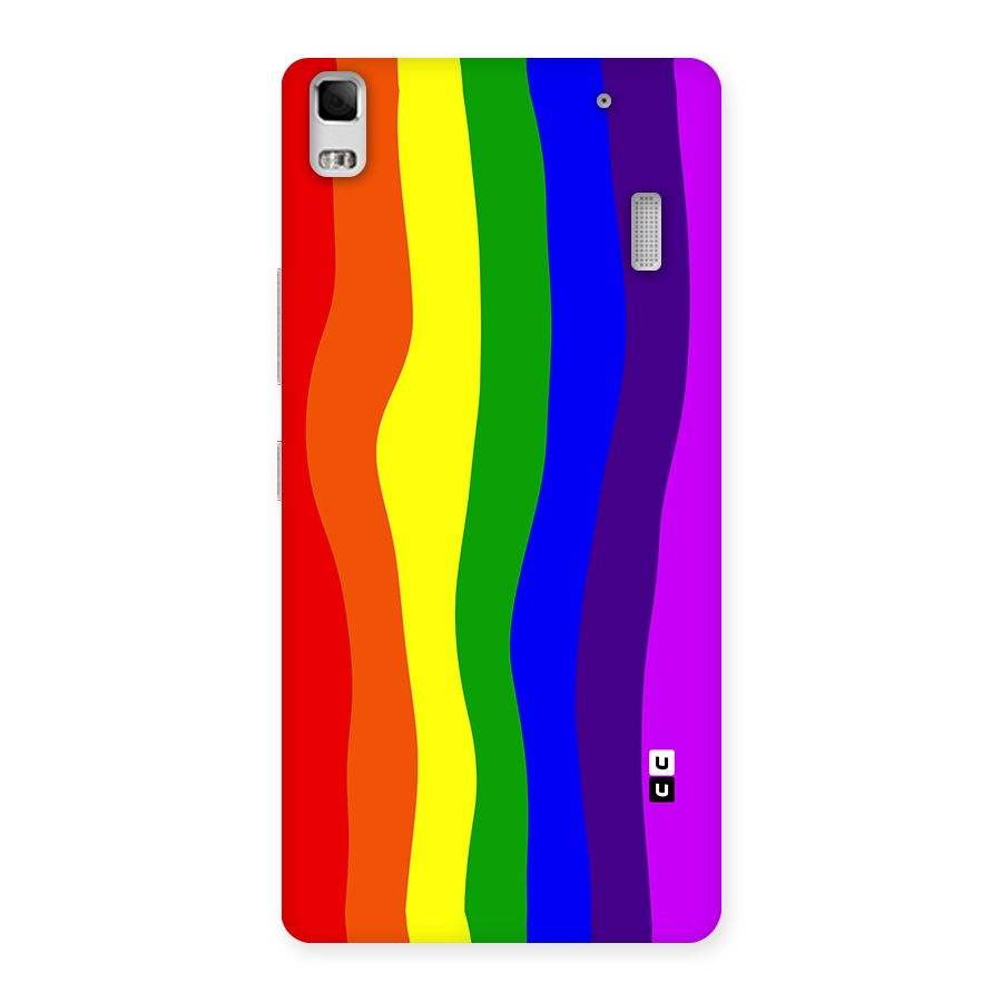 Rainbow Curves Back Case for Lenovo K3 Note