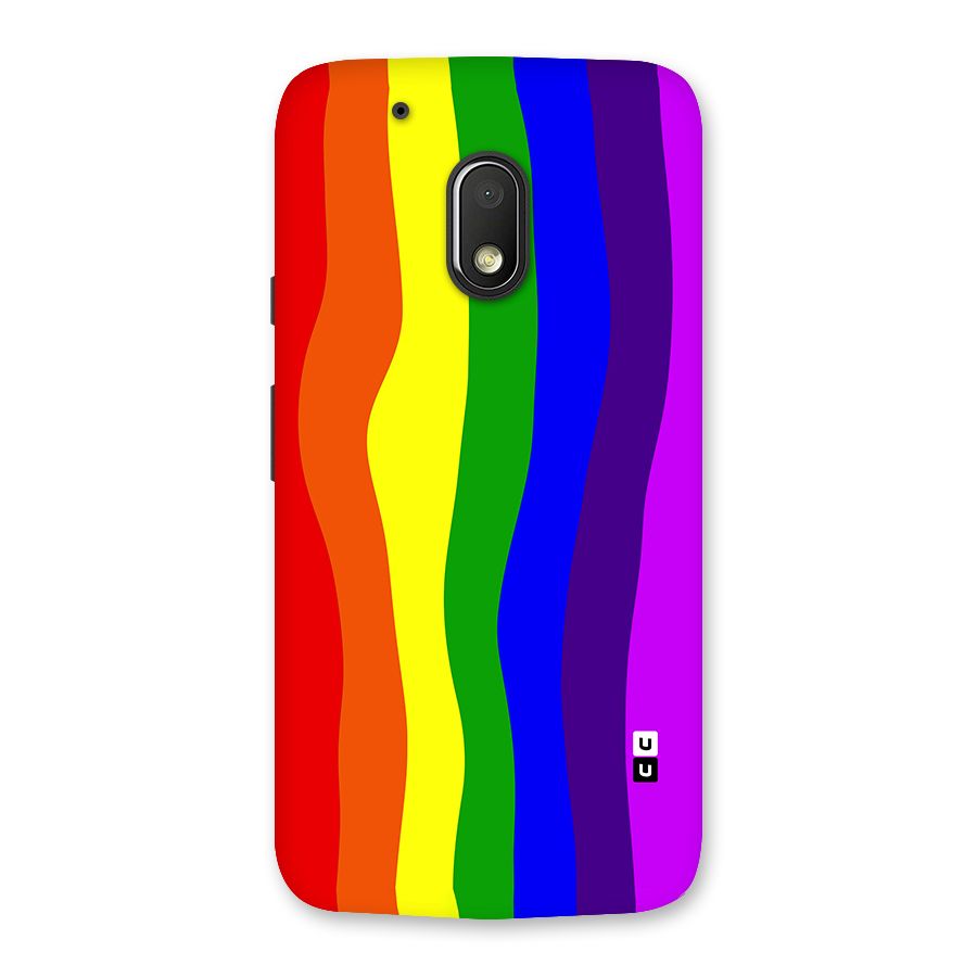 Rainbow Curves Back Case for Moto G4 Play