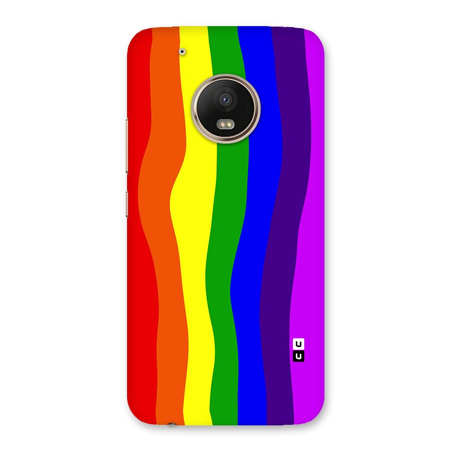 Rainbow Curves Back Case for Moto G5 Plus