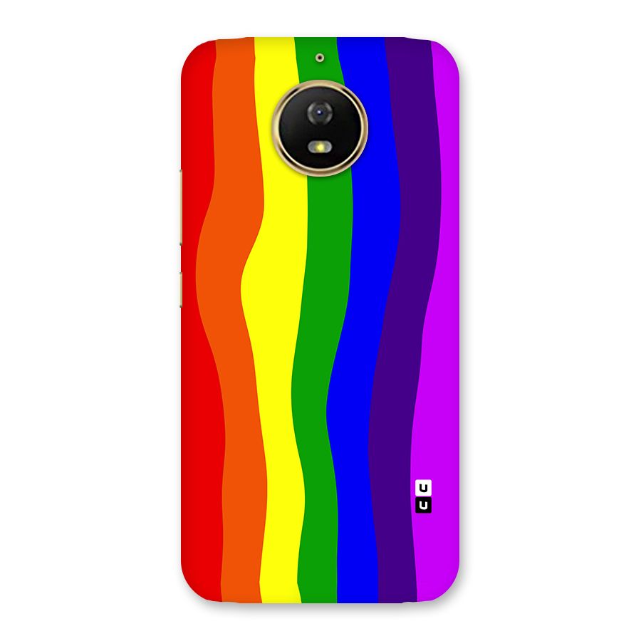 Rainbow Curves Back Case for Moto G5s