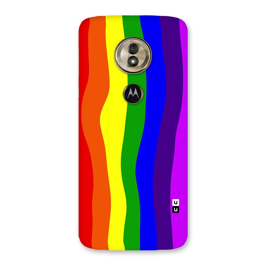 Rainbow Curves Back Case for Moto G6 Play