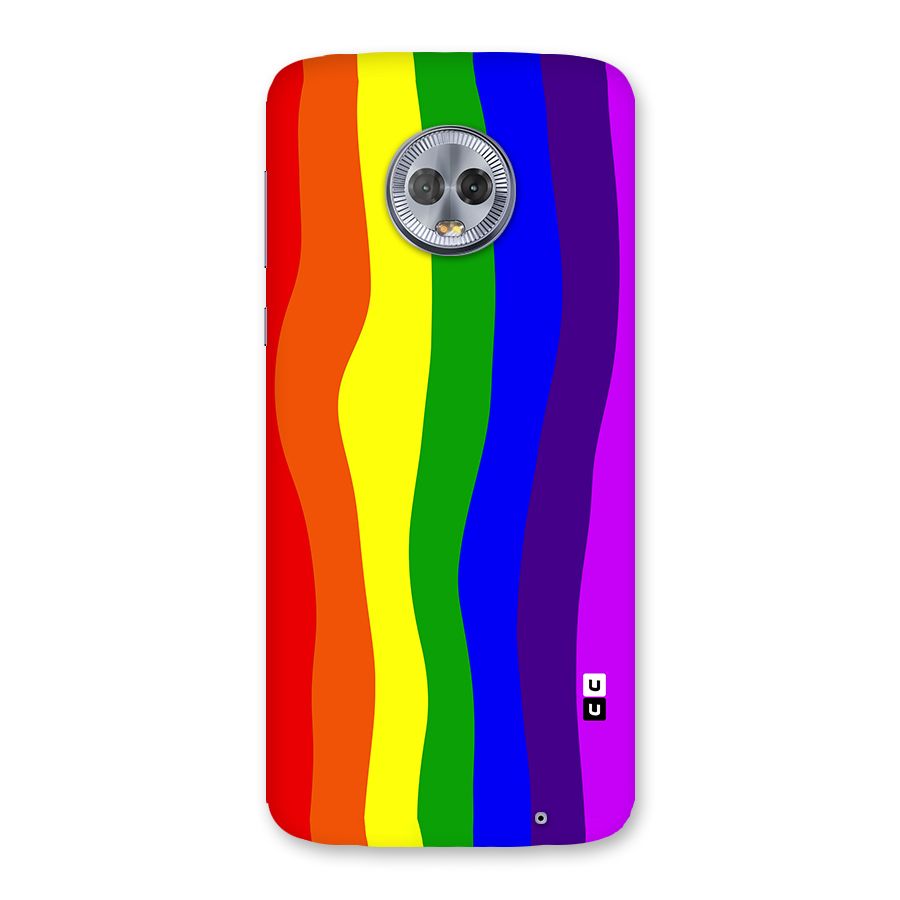 Rainbow Curves Back Case for Moto G6 Plus