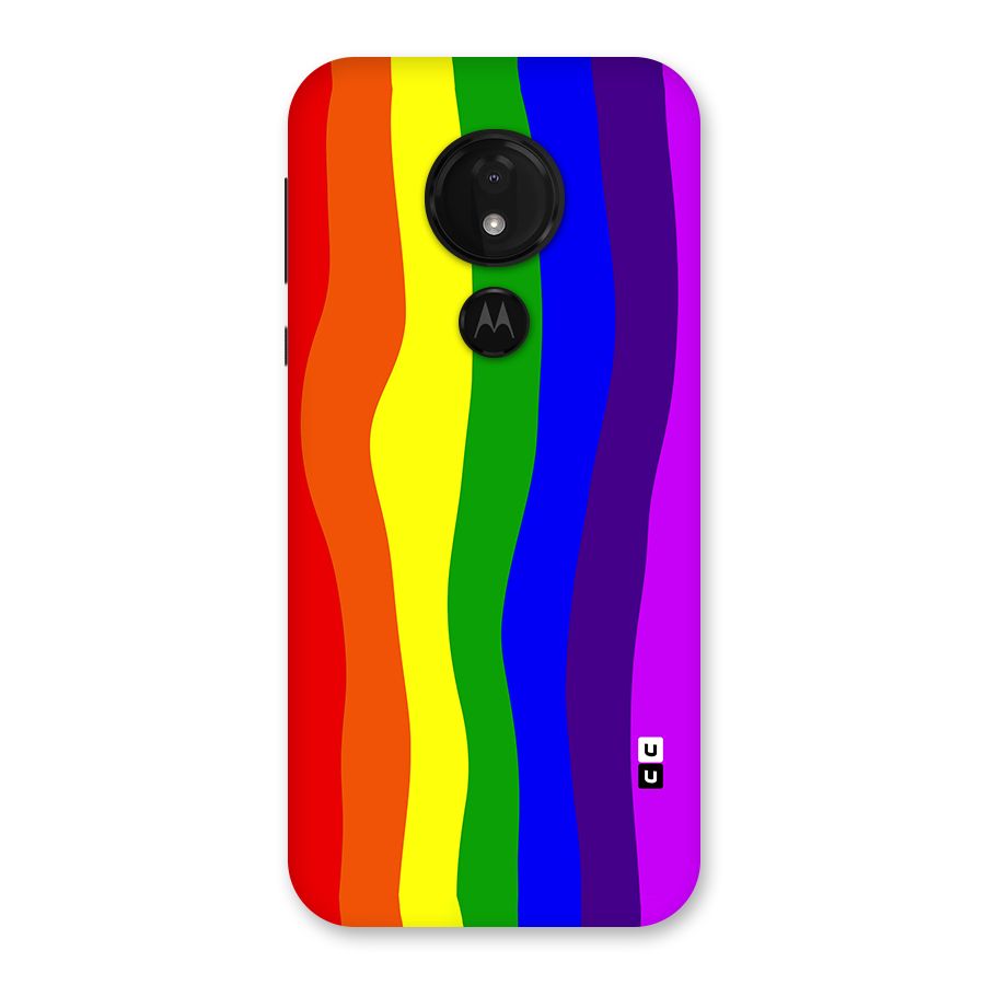 Rainbow Curves Back Case for Moto G7 Power