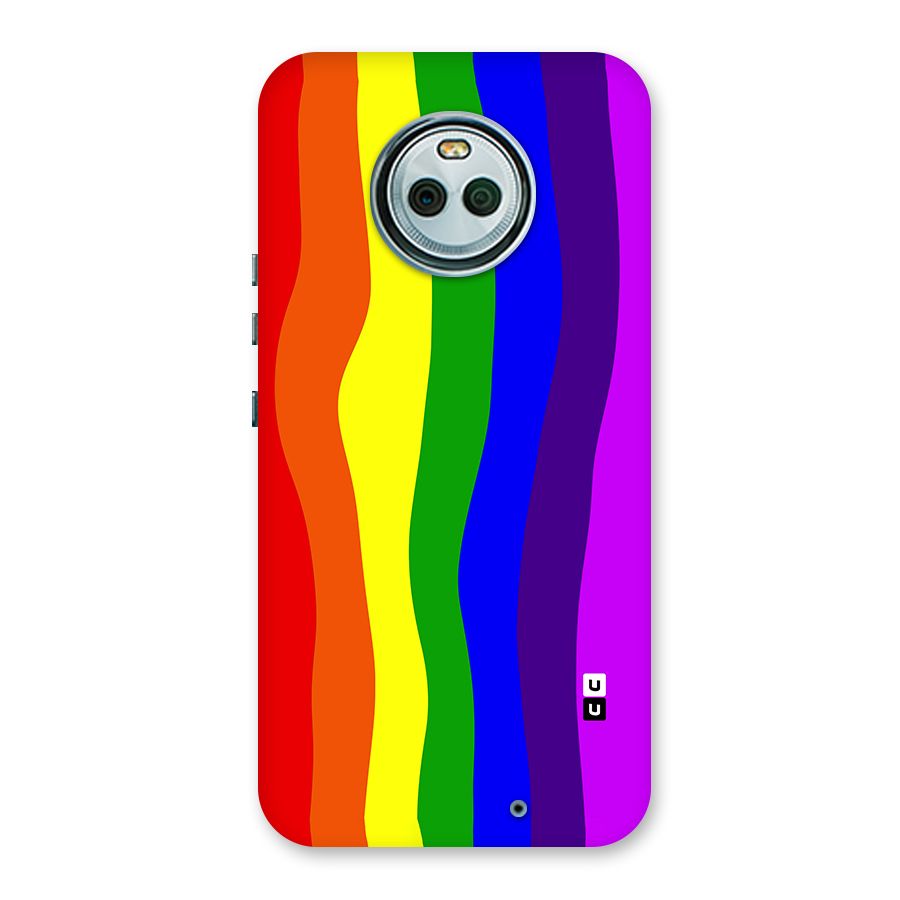 Rainbow Curves Back Case for Moto X4