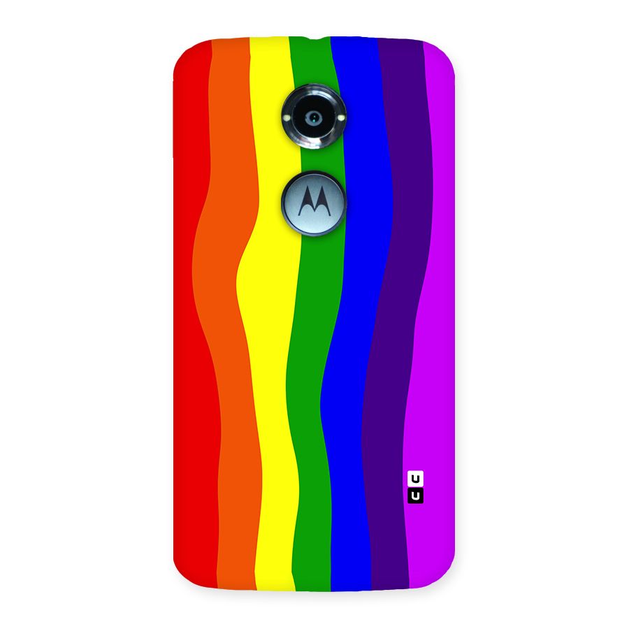 Rainbow Curves Back Case for Moto X 2nd Gen