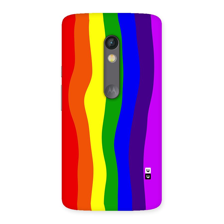 Rainbow Curves Back Case for Moto X Play