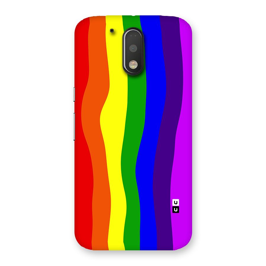 Rainbow Curves Back Case for Motorola Moto G4 Plus