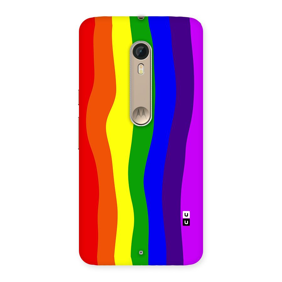 Rainbow Curves Back Case for Motorola Moto X Style