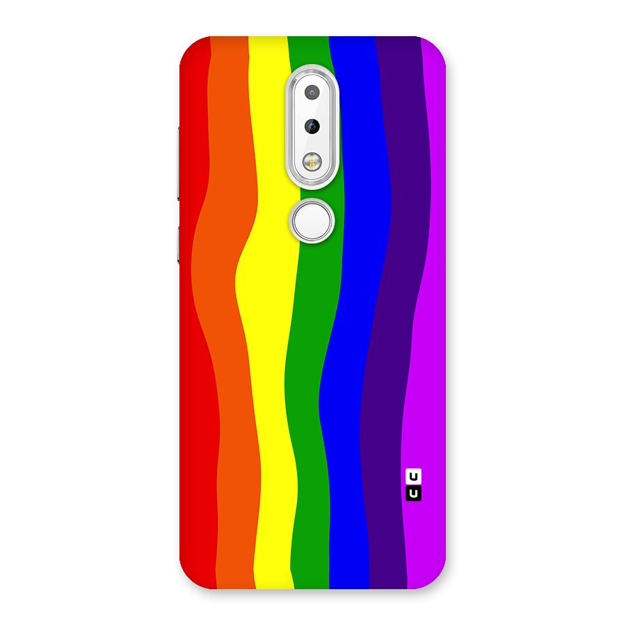 Rainbow Curves Back Case for Nokia 6.1 Plus