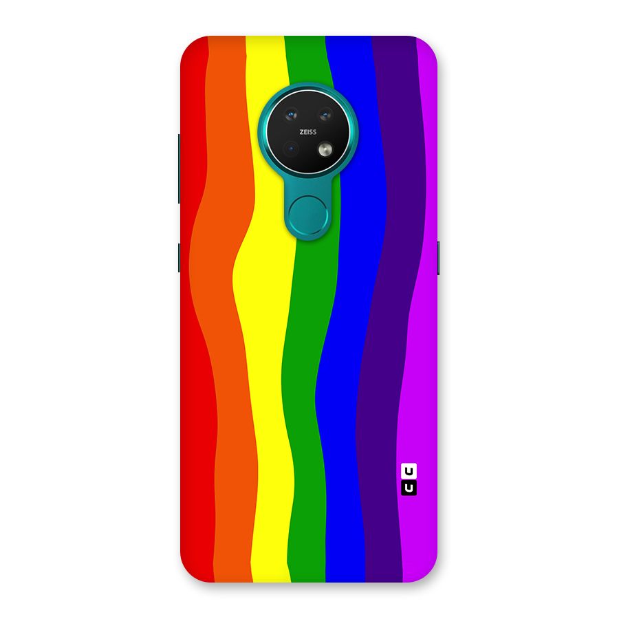Rainbow Curves Back Case for Nokia 7.2