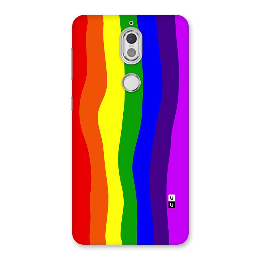 Rainbow Curves Back Case for Nokia 7