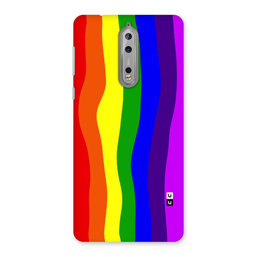 Rainbow Curves Back Case for Nokia 8