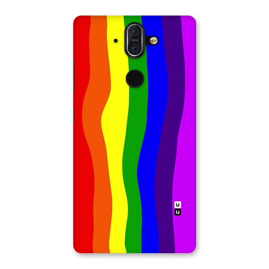 Rainbow Curves Back Case for Nokia 8 Sirocco