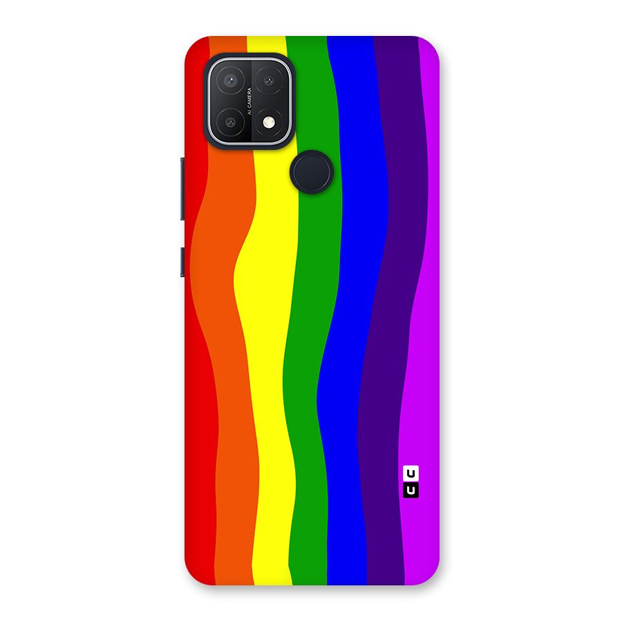 Rainbow Curves Back Case for Oppo A15