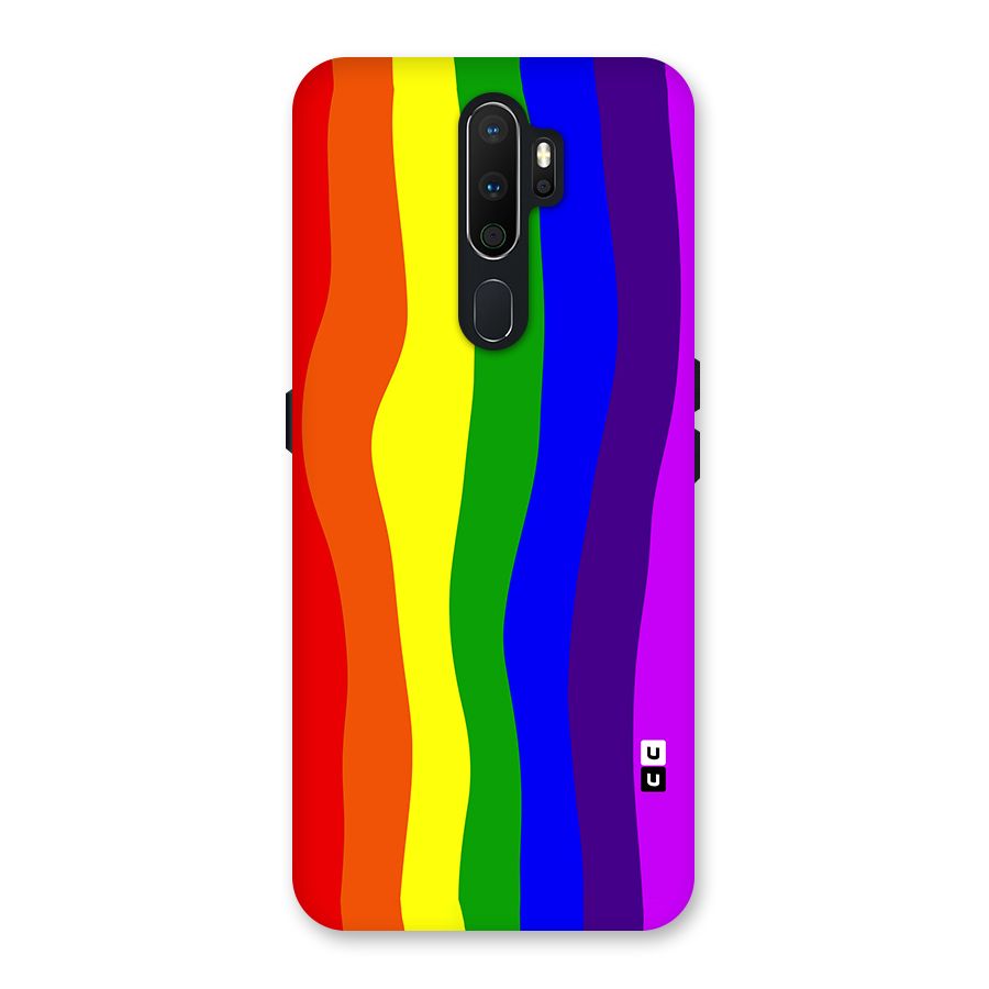 Rainbow Curves Back Case for Oppo A5 (2020)