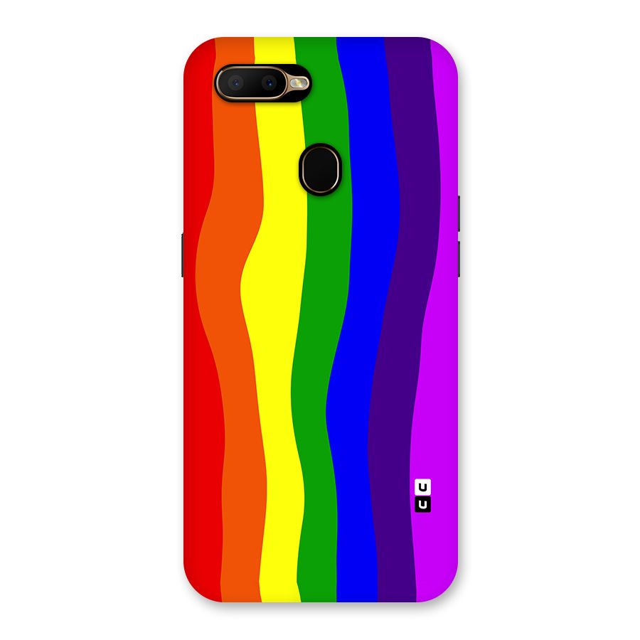 Rainbow Curves Back Case for Oppo A5s