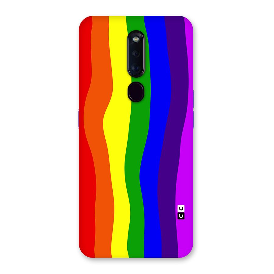 Rainbow Curves Back Case for Oppo F11 Pro