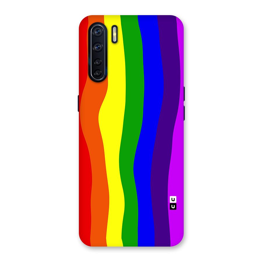 Rainbow Curves Back Case for Oppo F15