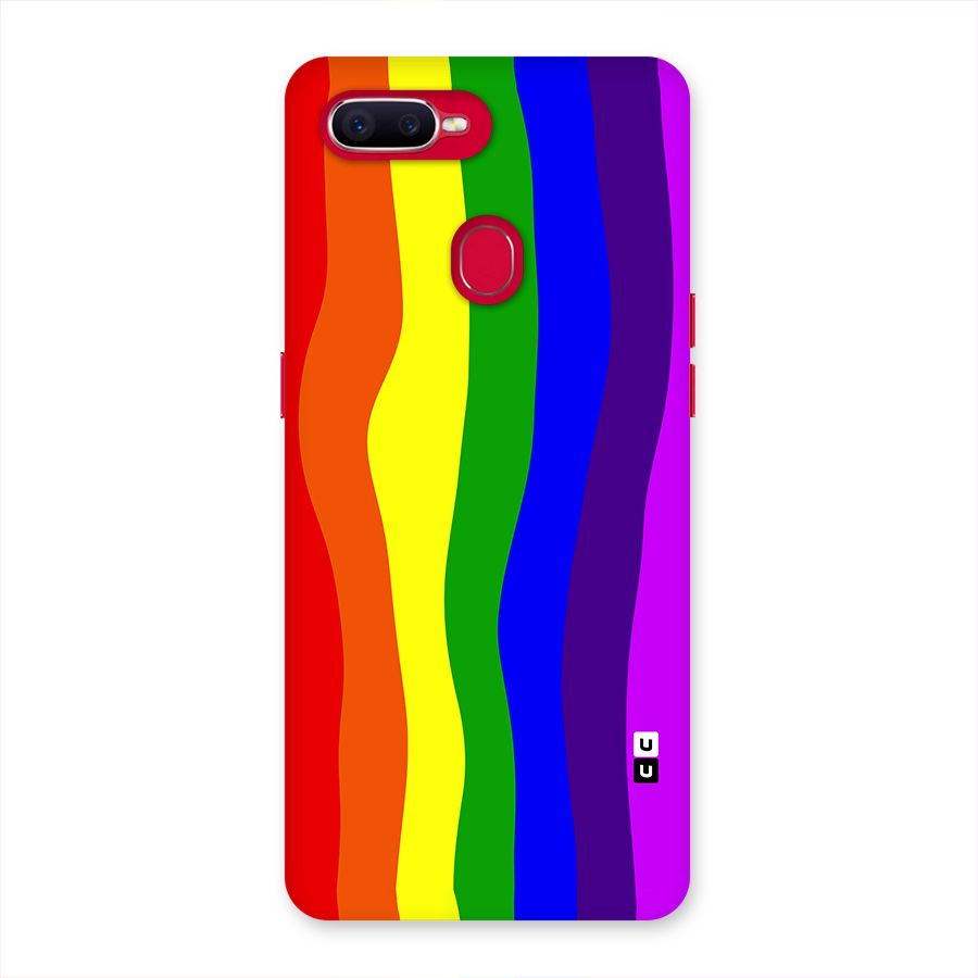 Rainbow Curves Back Case for Oppo F9 Pro