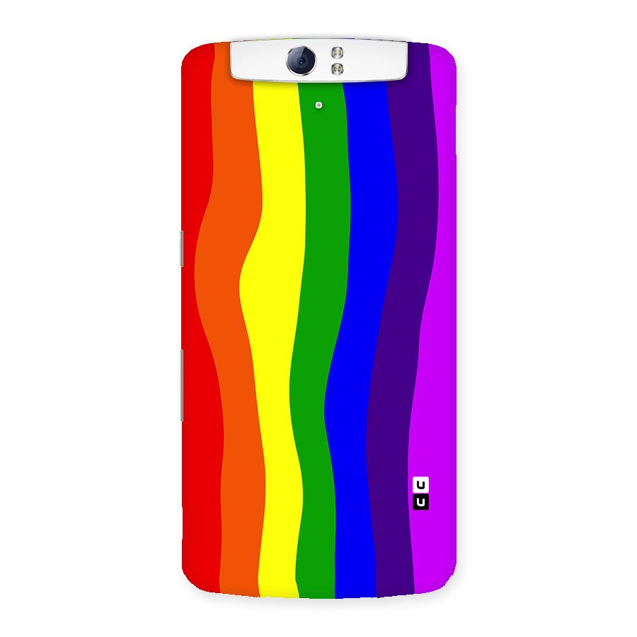 Rainbow Curves Back Case for Oppo N1
