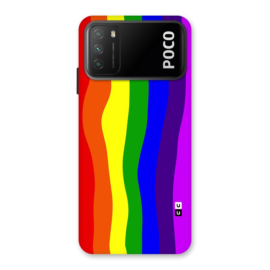 Rainbow Curves Back Case for Poco M3