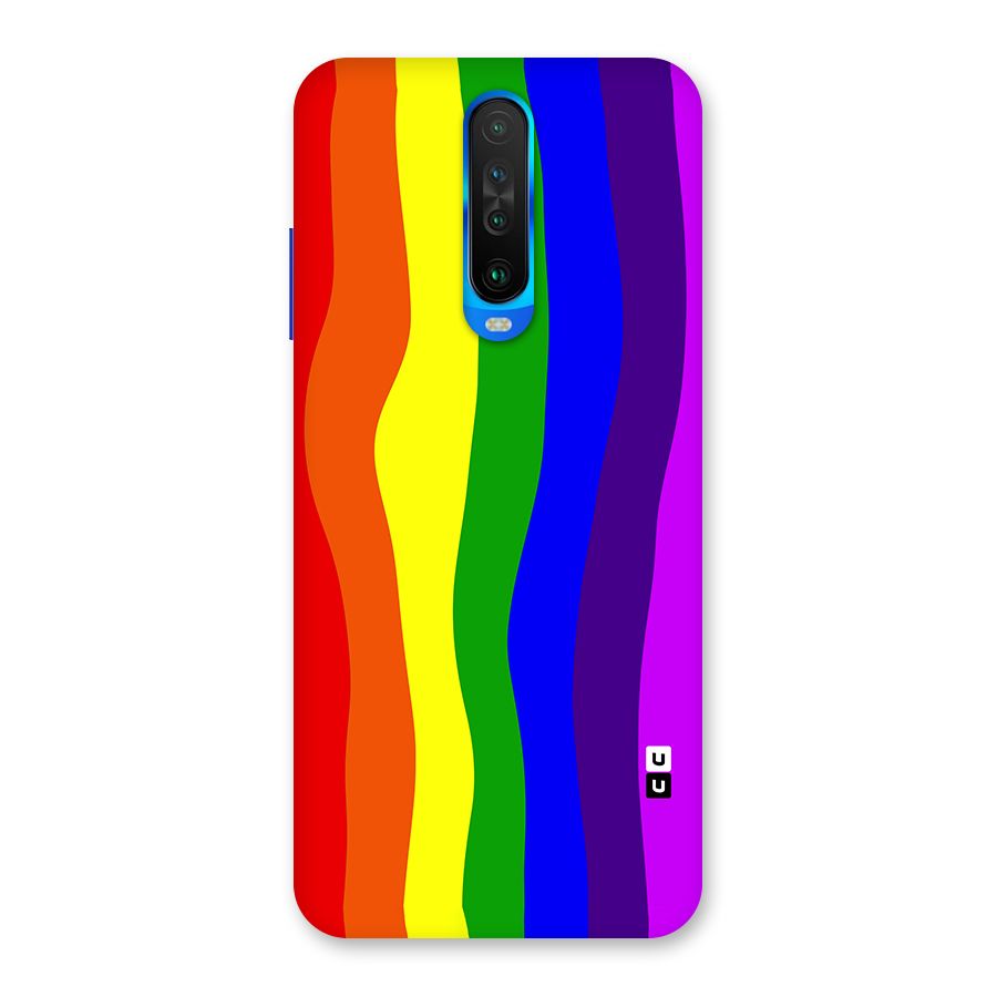 Rainbow Curves Back Case for Poco X2